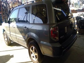 2007 HONDA PILOT GRAY, EX-L MODEL, 3.5L, RWD.  A26229